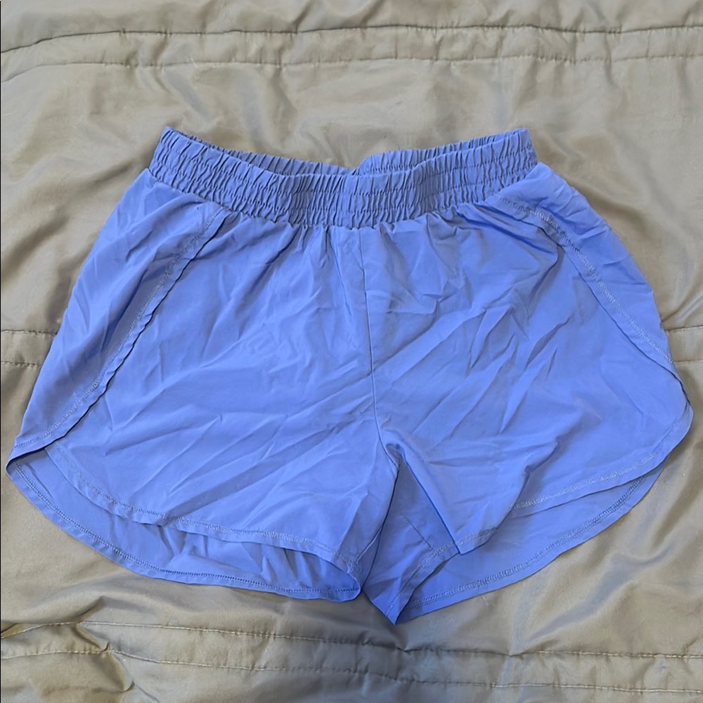 All in Motion Blue Athletic Shorts Moisture-Wicking Lightweight